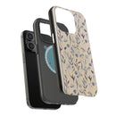 Floral Magnetic Tough Case - Durable Phone Protection with Nature Aesthetic