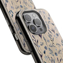 Floral Magnetic Tough Case - Durable Phone Protection with Nature Aesthetic