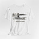 Distressed American Flag Unisex Tee - Casual Patriotic Shirt for Everyday Wear