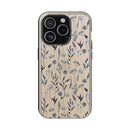 Floral Magnetic Tough Case - Durable Phone Protection with Nature Aesthetic