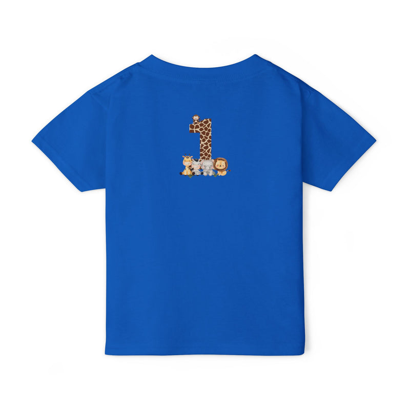 T-Shirt Birthday Shirt Personalized Birthday Child Boy Girl Jungle Animals Safari Giraffe Zebra Lion Wild One