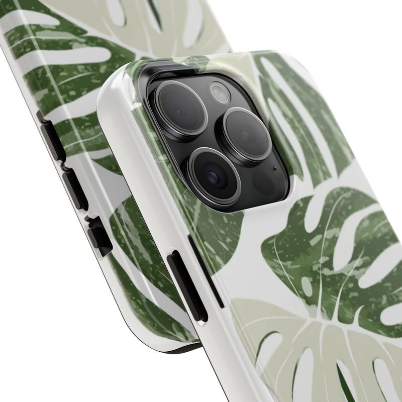 Monstera Phone Case, Houseplant Mobile Phone Cover, Albo Print, Compatible with iPhone 16 Sa msung Google Pixel, Plant Lover Gift, USA/UK