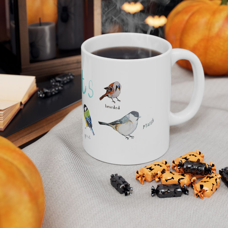 Tits Ceramic Bird Mug