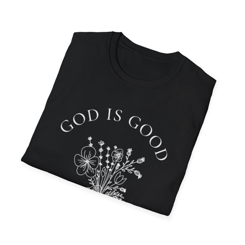 God Is Good All The Time Sweatshirt, Wildflowers Christian Sweatshirt, Bible Verse Hoodie, Religious Shirt, Faith Tee, Women Christian Gifts