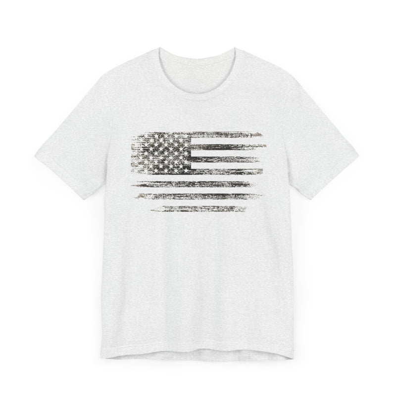 USA Flag Men T Shirt | Patriotic American Tee | Army Style | 100% Cotton