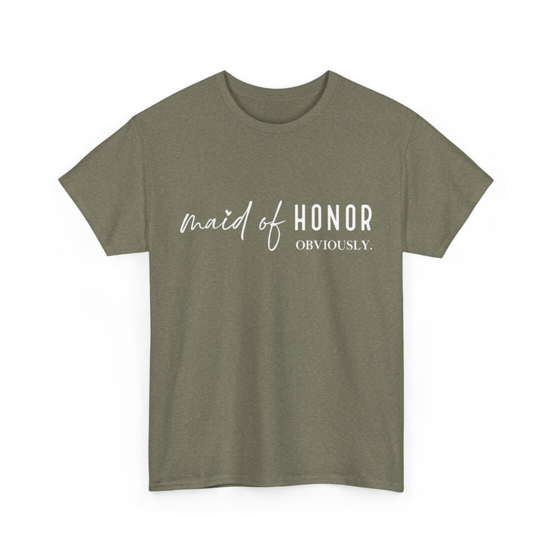 Maid of Honor Sweatshirt, Maid of Honor Obviously, Bridesmaid Gift, Bridesmaid Tee, Bridesmaid, Bridal Gifts, Wedding Gift, Wedding Sweater