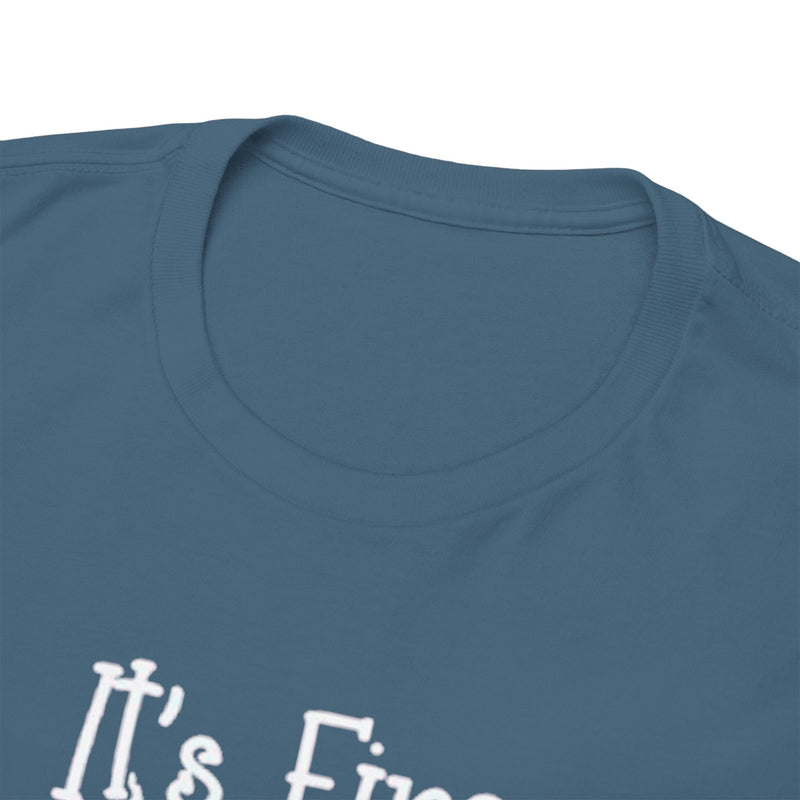 It's Fine I'm Fine Everything Is Fine Shirt, Cute Black Cat Tee, Sarcasm T-Shirt, Everything Is Fine, Funny Cat Tee, Funny Gift Cat Lover