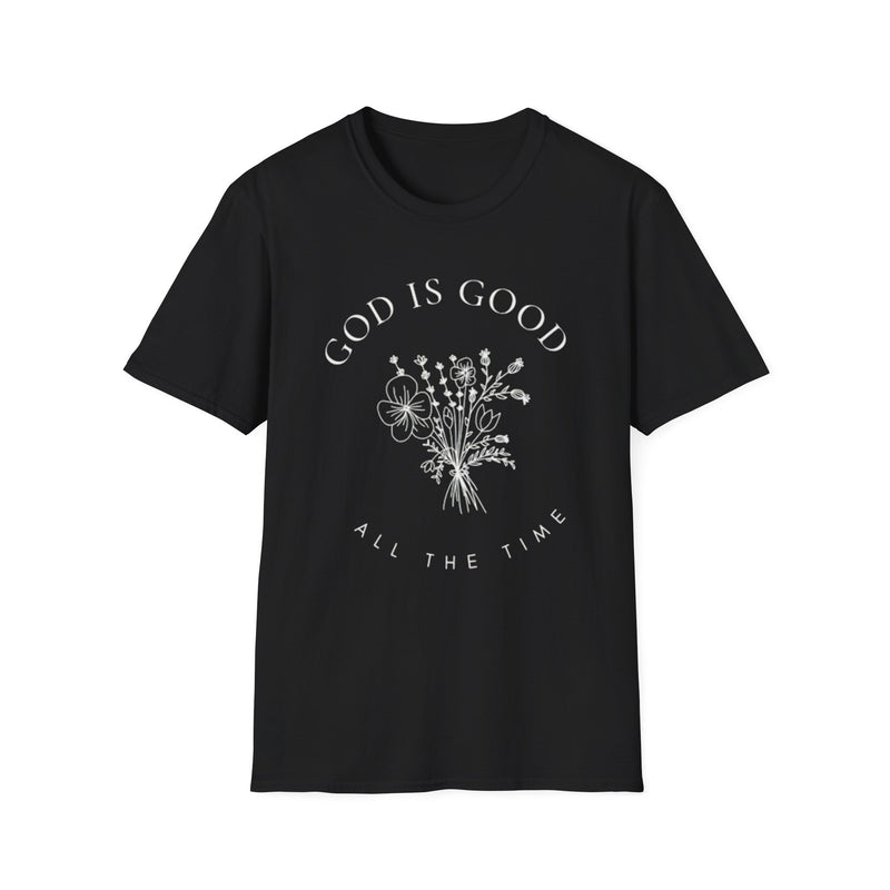 God Is Good All The Time Sweatshirt, Wildflowers Christian Sweatshirt, Bible Verse Hoodie, Religious Shirt, Faith Tee, Women Christian Gifts