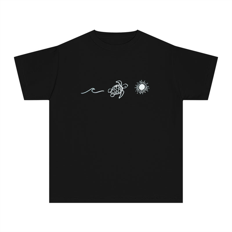 Kids Youth Turtle Ocean Sun T Shirt Beach Tshirt Beach Bum T-shirt Ocean Shirt Comfort Colors Tee Summer Shirt