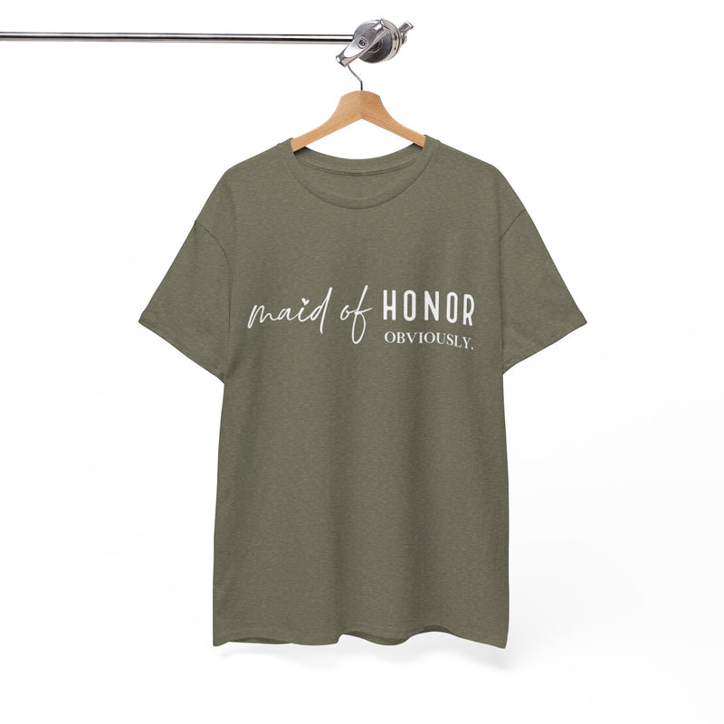 Maid of Honor Sweatshirt, Maid of Honor Obviously, Bridesmaid Gift, Bridesmaid Tee, Bridesmaid, Bridal Gifts, Wedding Gift, Wedding Sweater