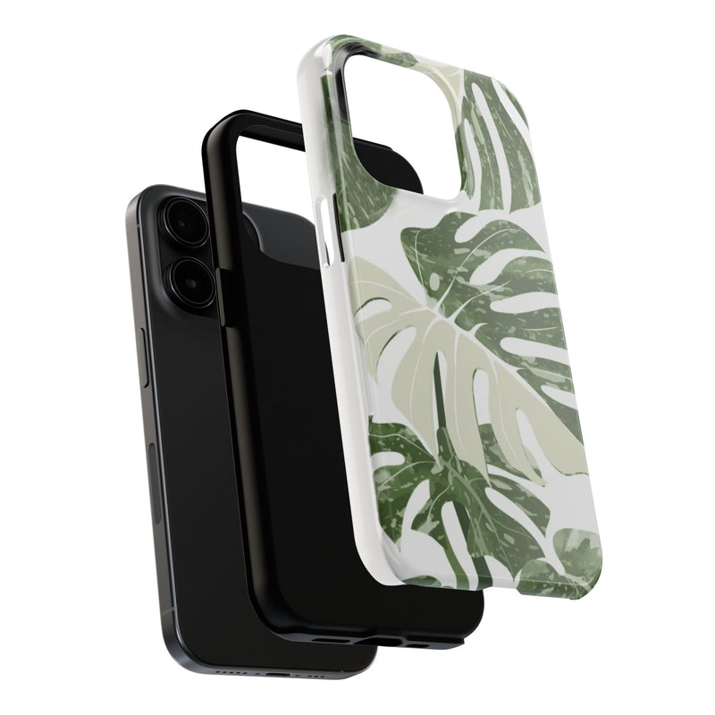 Monstera Phone Case, Houseplant Mobile Phone Cover, Albo Print, Compatible with iPhone 16 Sa msung Google Pixel, Plant Lover Gift, USA/UK