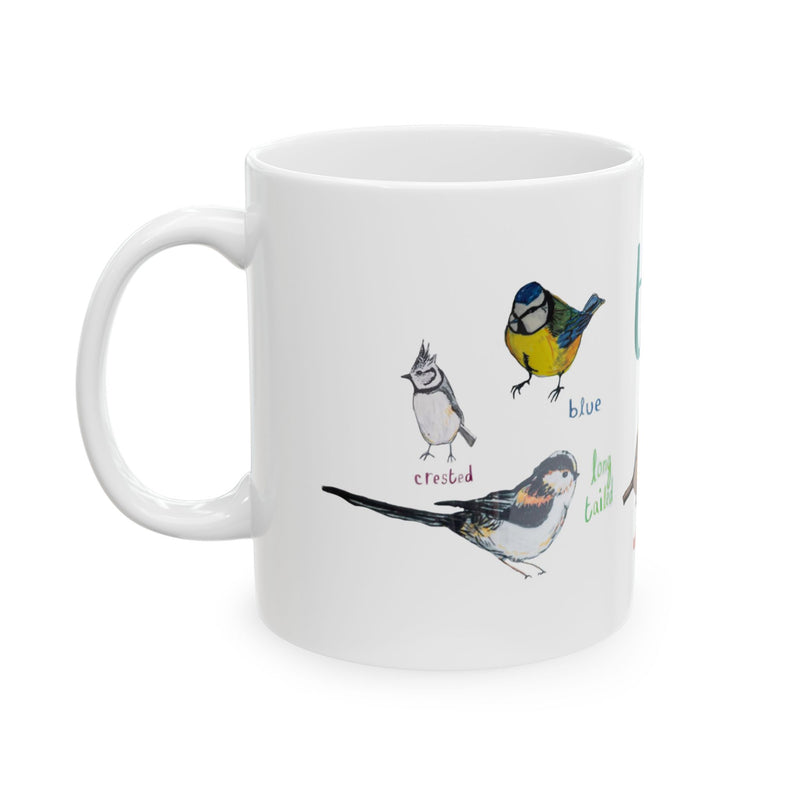 Tits Ceramic Bird Mug
