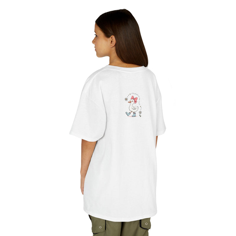 Silly Goose Kids Shirt - Silly Goose On The Loose Kids Tee - Funny Farm Animal Shirt - Cute Gift for Girl - Birthday Girl Tee - Grandchild
