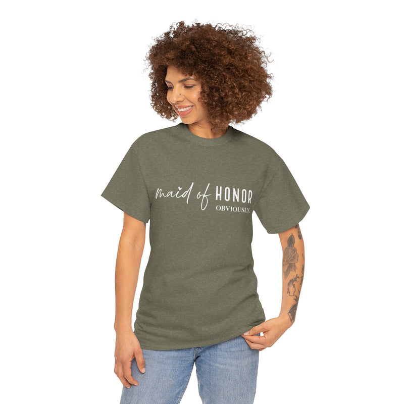 Maid of Honor Sweatshirt, Maid of Honor Obviously, Bridesmaid Gift, Bridesmaid Tee, Bridesmaid, Bridal Gifts, Wedding Gift, Wedding Sweater