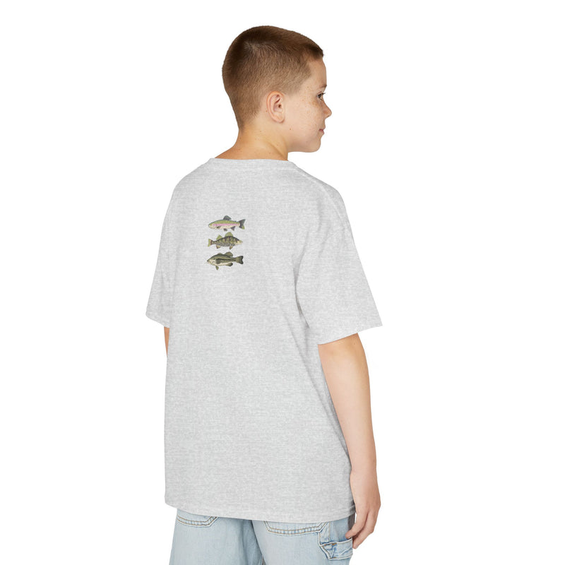 Three Fish Toddler Shirt | Summer Fishing Top | Outdoor Summer Clothing | Toddler Boy Fishing | Nature Toddler Outfit | Fishing Gift