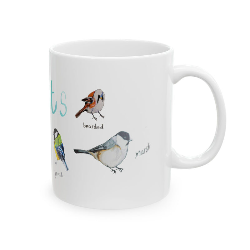 Tits Ceramic Bird Mug